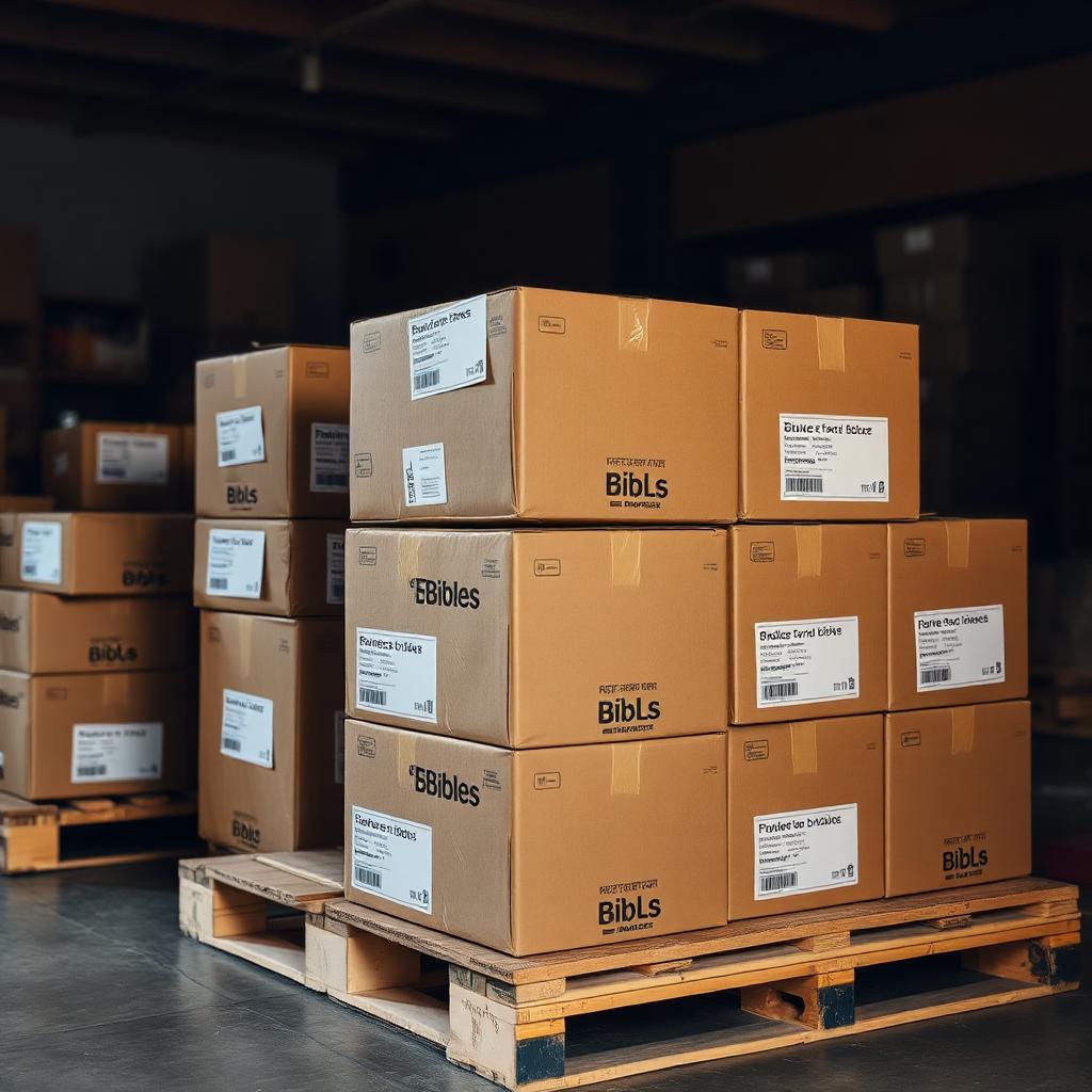 Shipping boxes ready for transport